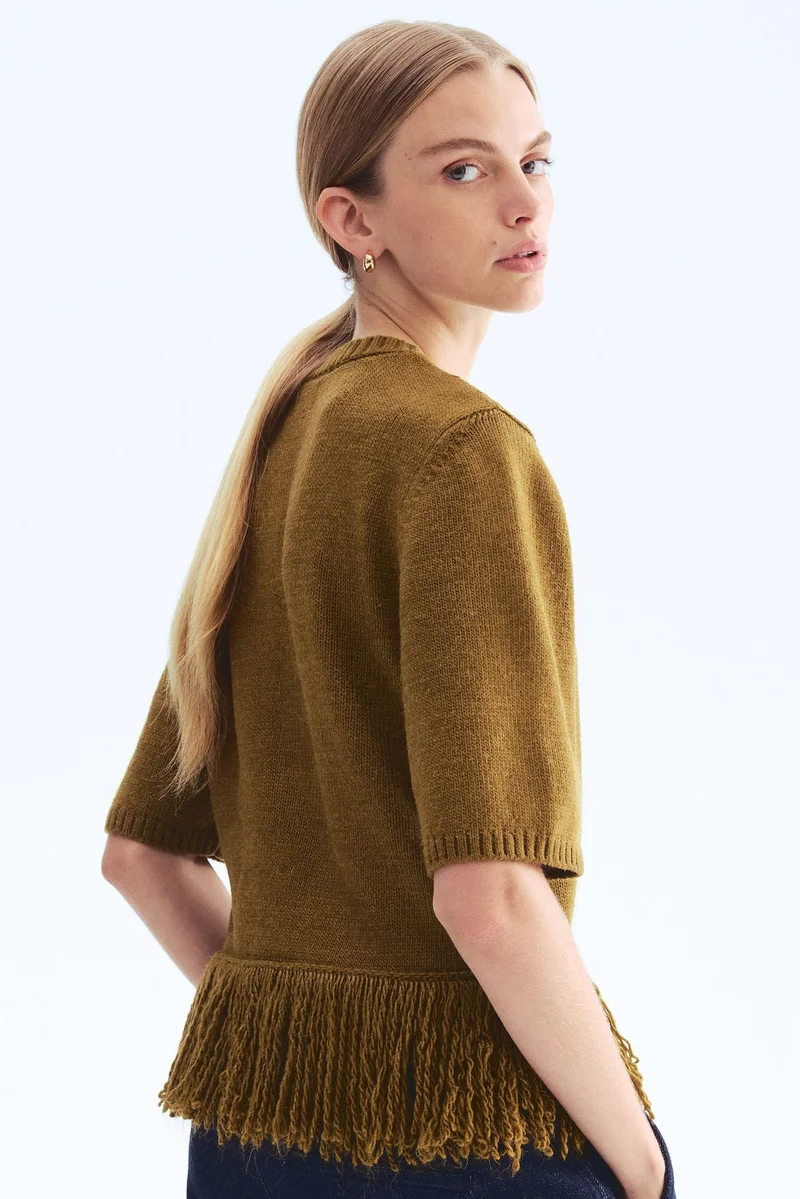 H&M Fringed jumper