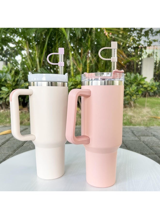 Peachjoy 5-Pack Silicone Straw Covers Compatible with Cups - Dust-Proof Straw Caps for 40 oz Tumblers and Water Bottles  - Image 2