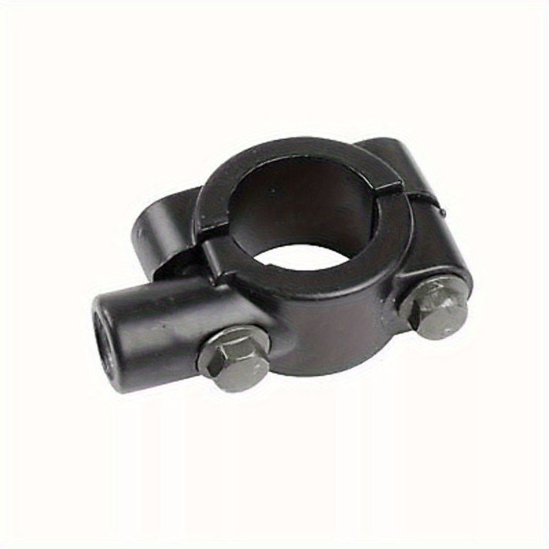 Black 1 Inch 25mm Motorcycle Handlebar M8 Mirror Thread Mount Holder Clamp Adapter - Image 4