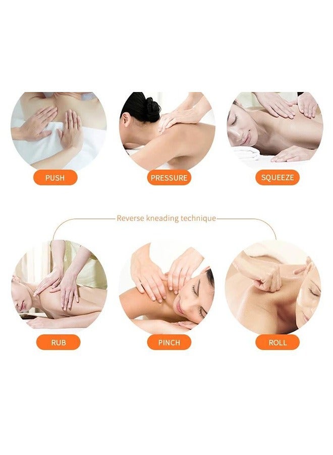 هاهاهاي وسادة تدليك كهربائية للرقبة والكتفين والخصر والرأس والبطن مع تدليك حراري ثلاثي الأبعاد للأنسجة العميقة يساعد على استرخاء العضلات في المنزل والاسترخاء في السيارة للنساء والرجال - Image 5