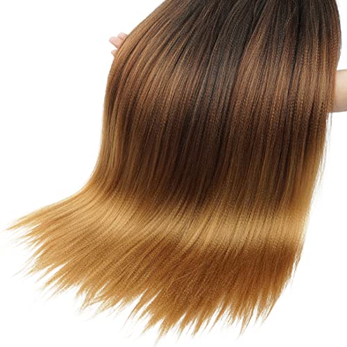 Beyond Beauty Braiding Hair pre stretched Braids Synthetic Fiber Ombre Yaki Texture Natural Easy Twist Braids Crochet Hair Hot Water Setting hair extensions - Image 3