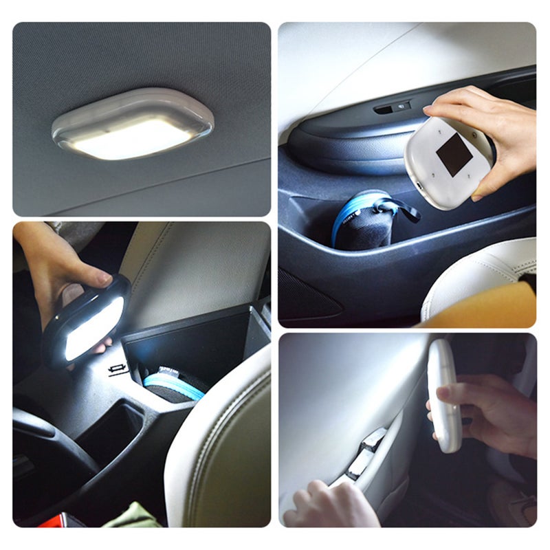 Universal Automobile Car Interior reading light Dome USB Charging Roof Ceiling Magnet Lamp Touching Type Night Light Trunk - Image 3