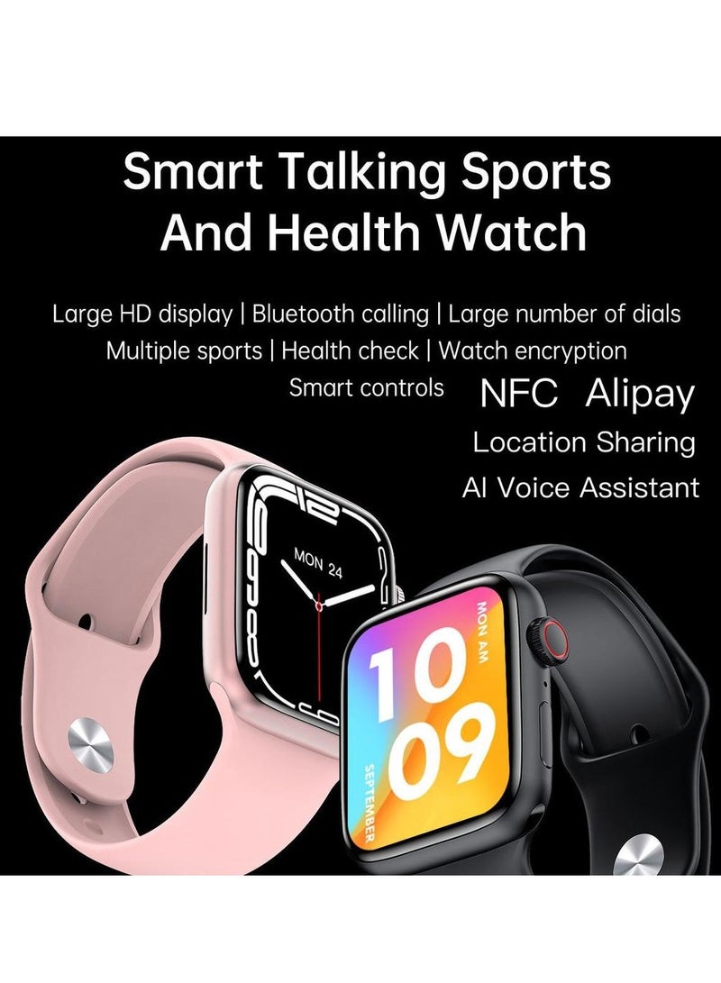 Smart Watch  S9 MINI  Full Screen With Health Fitness Tracker 41mm-Silver - Image 4