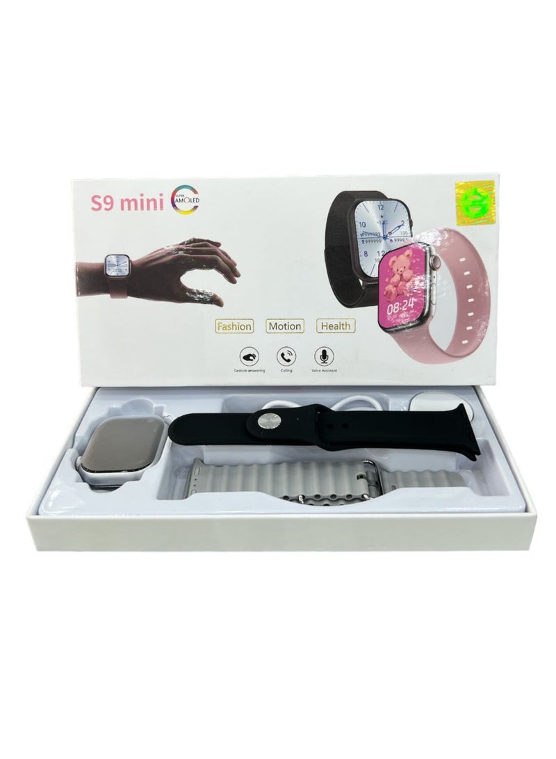 Smart Watch  S9 MINI  Full Screen With Health Fitness Tracker 41mm-Silver - Image 3