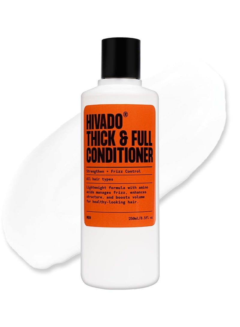 هيفادو بلسم الشعر الكثيف والممتلئ للرجال | بلسم خفيف الوزن ومكثف للشعر، شوفان أسود، إكليل الجبل، زيت الجوجوبا وبروتين الحرير المتحلل بالماء، لشعر أكثر صحة، خالي من البارابين والكبريتات (للرجال) 250 مل - Image 1