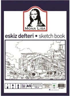 Mona Lisa Sketchbook A5 50 Sheets 