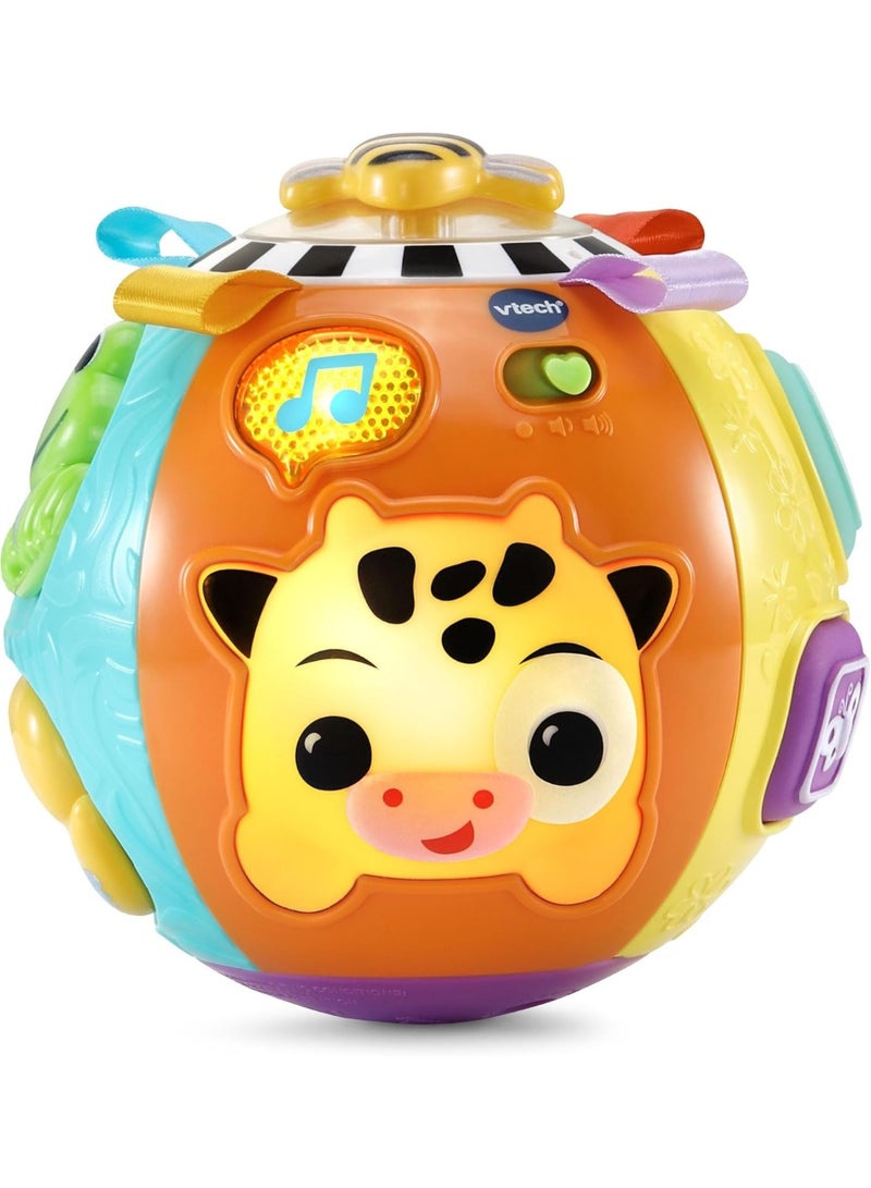 VTech Animal Discoveries Ball – Interactive Learning Toy for Babies | Light-Up Musical Activity Ball with Sounds, Textures & Shapes | Develops Motor Skills, Colors & Animal Recognition - Image 1