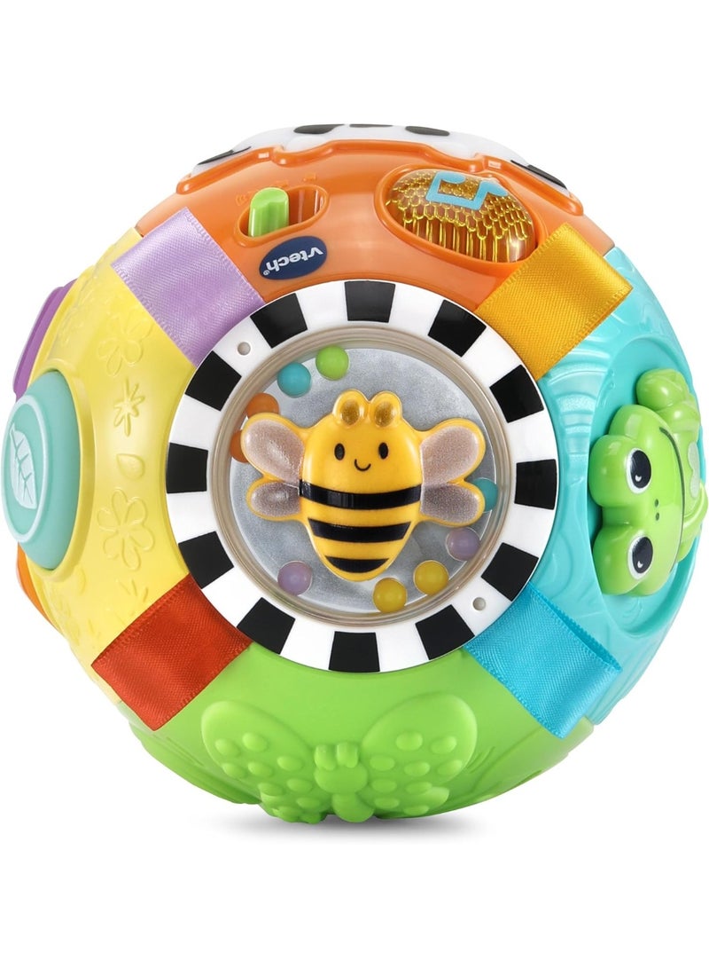 VTech Animal Discoveries Ball – Interactive Learning Toy for Babies | Light-Up Musical Activity Ball with Sounds, Textures & Shapes | Develops Motor Skills, Colors & Animal Recognition - Image 4