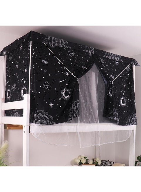 Fashion Upper Deck Curtain Student Dormitory Bed Curtains With Bracket Gift For The Start Of The School Season