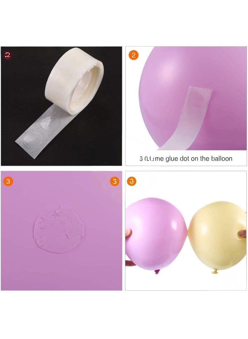 2 Pcs Happy Birthday Silver Foil Balloon Banner with Glue Dots – Party Decoration Set - Image 4