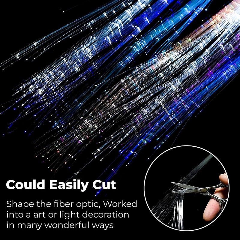 B-LADY BLADY 10Pcs Butterfly LED Fairy Hair Clips For Dark Party Neon Rave Accessories for Women Girls - Image 5