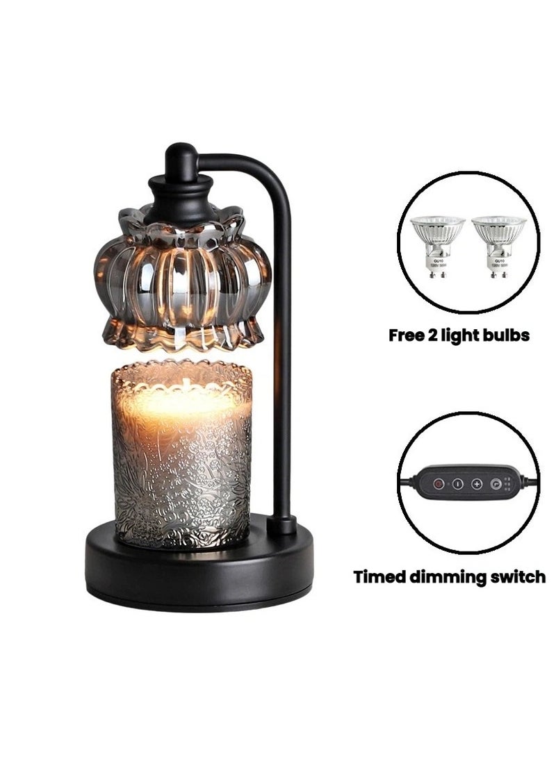 عام مصباح منزلي من النمط الأمريكي الريترو، مصباح نوم يصطف على الحائط، مصباح معالجة بومي باستخدام شمع، يسمح بتقليل أو زيادة شدة الإضاءة ويعمل بوقت محدد، مزود بوصلة بريطانية. - Image 3