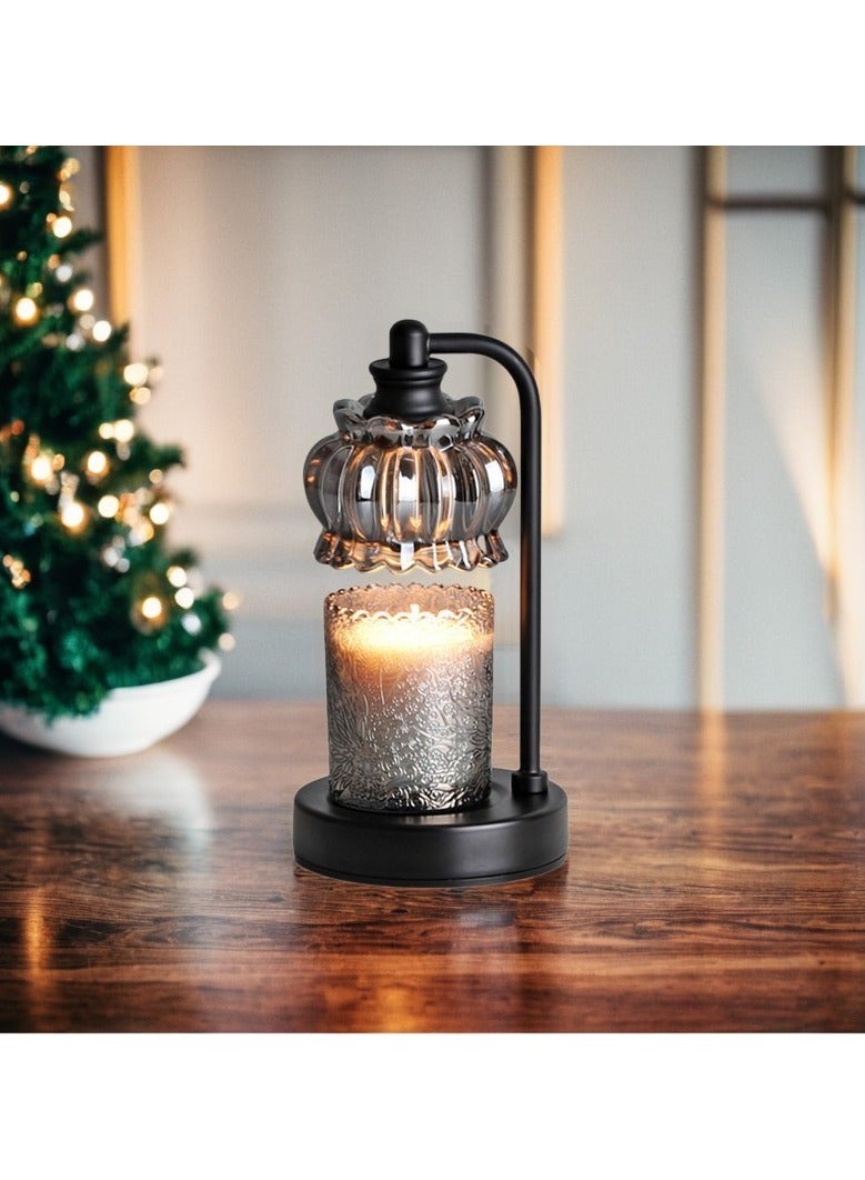 عام مصباح منزلي من النمط الأمريكي الريترو، مصباح نوم يصطف على الحائط، مصباح معالجة بومي باستخدام شمع، يسمح بتقليل أو زيادة شدة الإضاءة ويعمل بوقت محدد، مزود بوصلة بريطانية. - Image 1