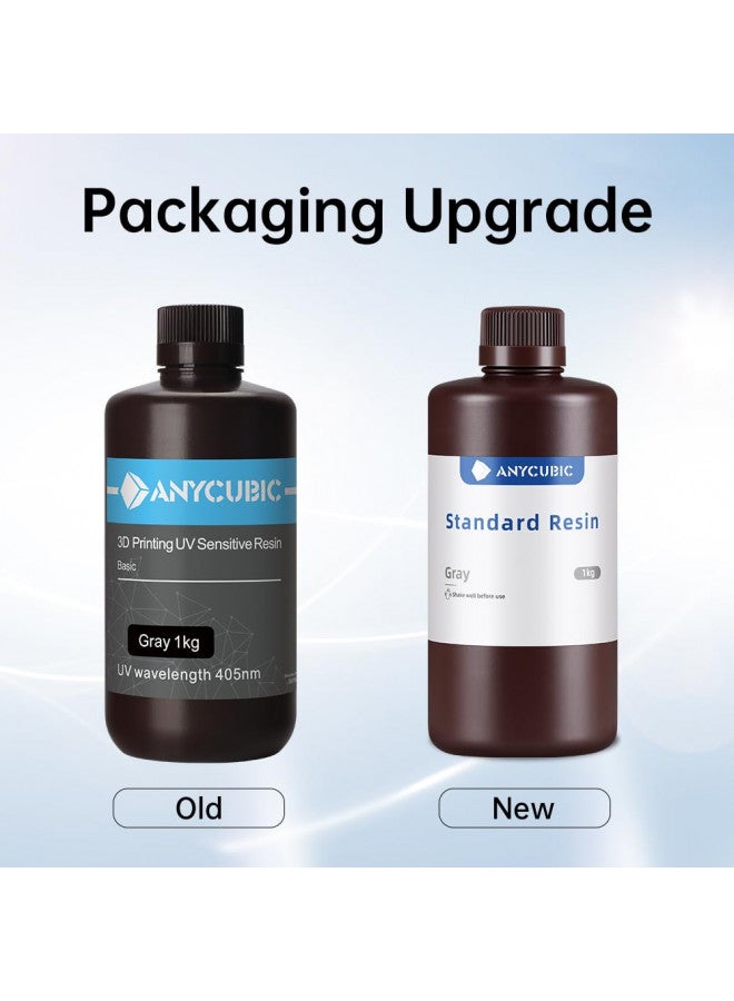 Anycubic ANYCUBIC 3D Printer Resin, 405nm SLA UV-Curing Resin, High Precision & Rapid Photopolymer for LCD/DLP/SLA 3D Printing (Translucent Green, 1kg) 