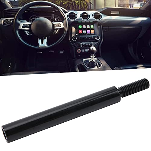 Aramox 4in Auto DIY Car Manual Gear Shifter Extender Lever Universal Shift Knob Extension Black Aluminum Alloy - Image 2