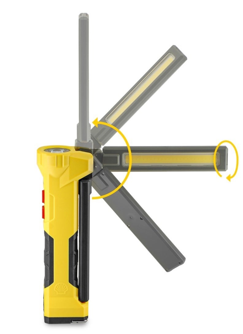 Shell - Swivel Light- Cob Work Light Rotates 180 ° Vertically And 360 ° Horizontally With Power Bank - Built-In - Image 1