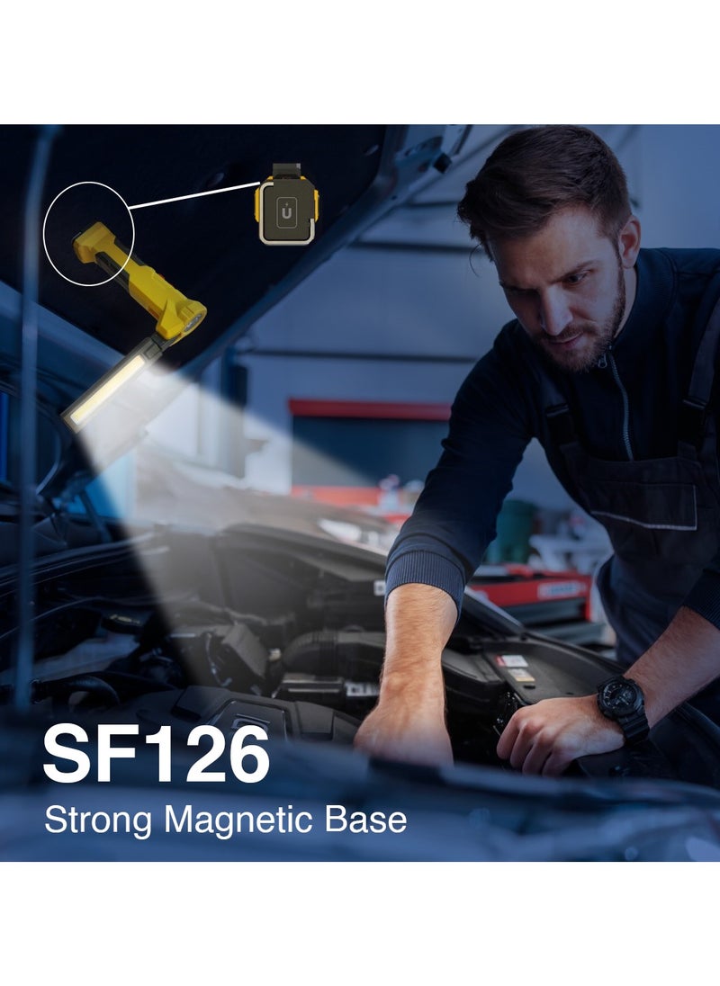 Shell - Swivel Light- Cob Work Light Rotates 180 ° Vertically And 360 ° Horizontally With Power Bank - Built-In - Image 1