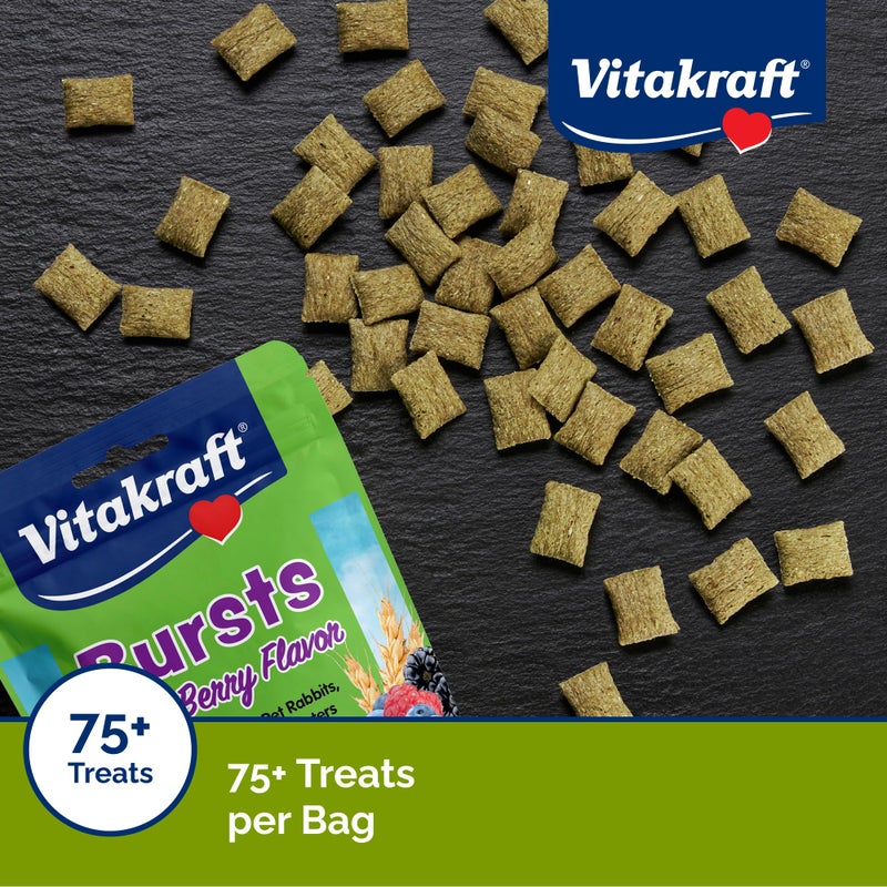 Vitakraft Bursts Small Animal Treats - Wild Berry Snacks - for Rabbits, Guinea Pigs, and Hamsters 1.76 Ounce (Pack of 1) - Image 3