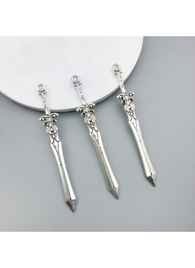 Generic - Vintage Alloy Sword Pendant DIY Jewelry Charm1 sword 11*69mm-16189 1 sword 11*69mm-16189 - Image 1