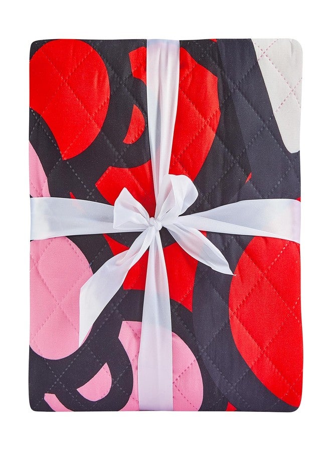 Hello Kitty Bedding Set Twin Bed - Bundle with Bedspread, Flat Sheet, Fitted Sheet, and Pillowcase for Twin Bed Plus Stickers, More - Image 4