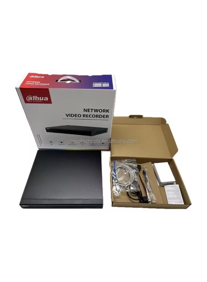 داهوا مسجل فيديو شبكي NVR2208-4KS3 بـ 8 قنوات – جهاز NVR بدقة 4K لايت، ضغط Smart H.265+، كشف حركة ذكي بالذكاء الاصطناعي، يدعم كاميرات IP حتى 12 ميجابكسل، منفذي أقراص صلب - Image 2