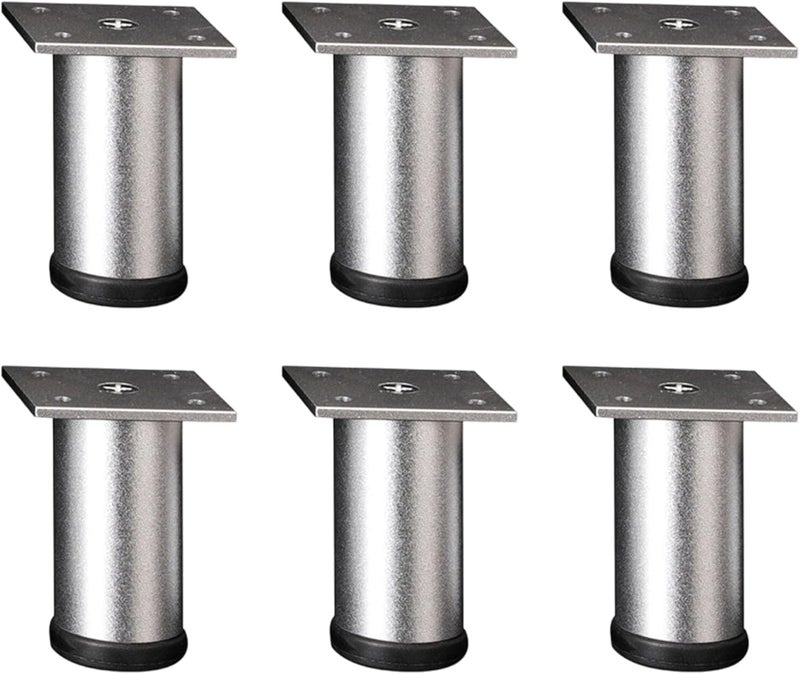 6lots Modern Bed Risers Load-Bearing Design Underbed Organization Height Control Aluminum Alloys Bed Frame - Image 3
