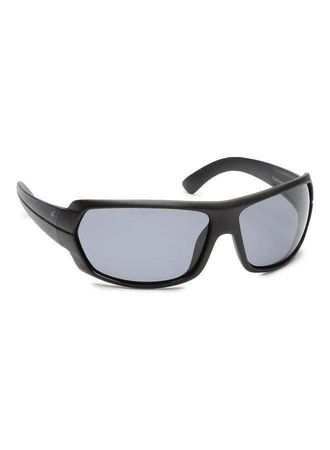 fastrack Black Wraparound Men Sunglasses (P190BK3P|67)