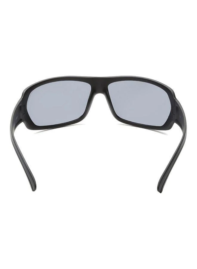fastrack Black Wraparound Men Sunglasses (P190BK3P|67)