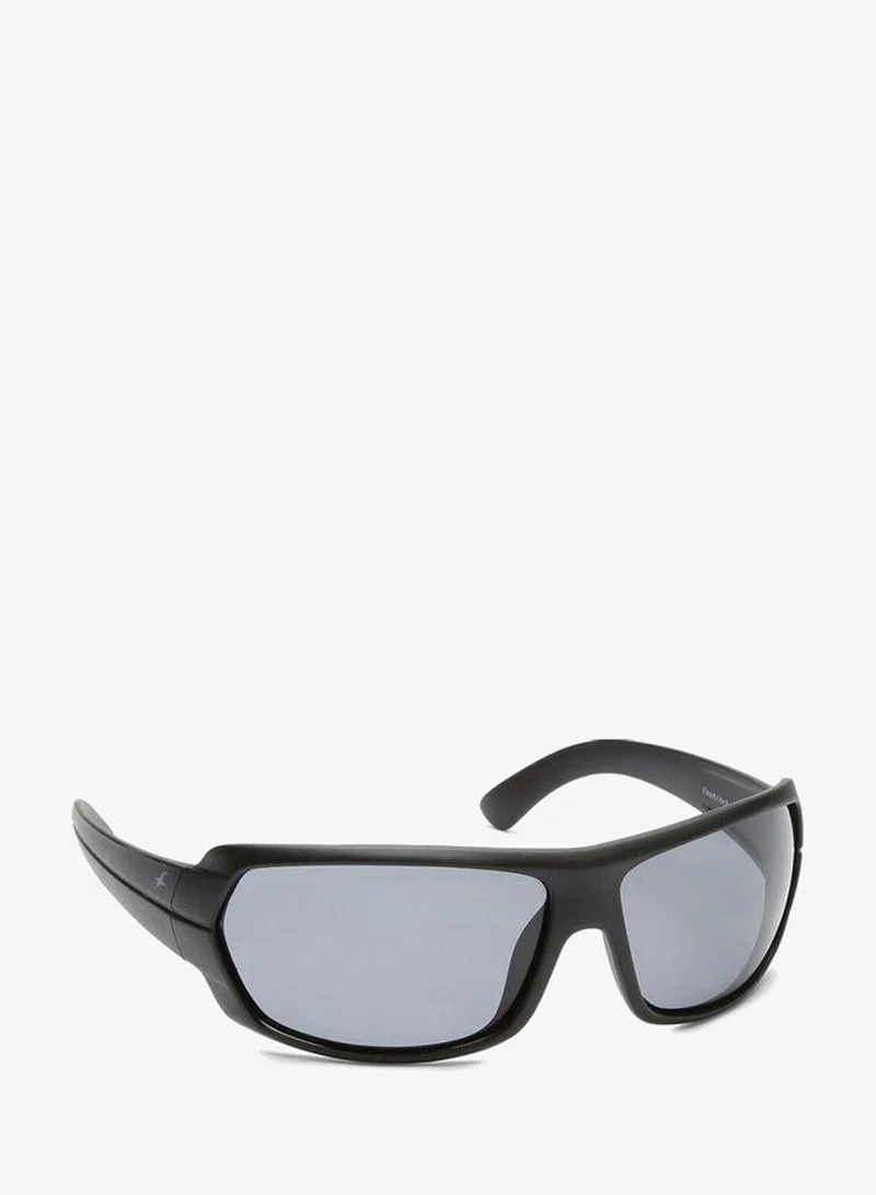 fastrack Black Wraparound Men Sunglasses (P190BK3P|67)
