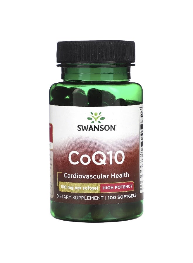 Swanson, CoQ10, 100 mg, 100 Softgels