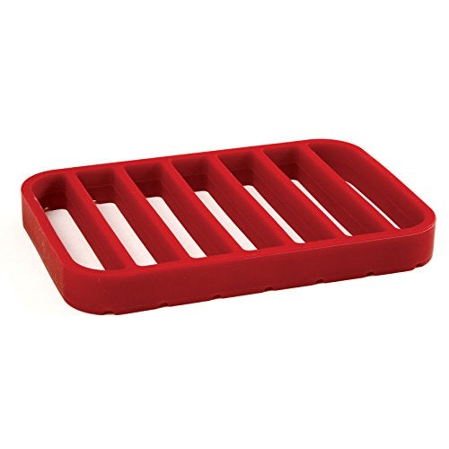 Norpro Rectangle Silicone Roasting Rack, Red, 1 EA (299) - Image 1