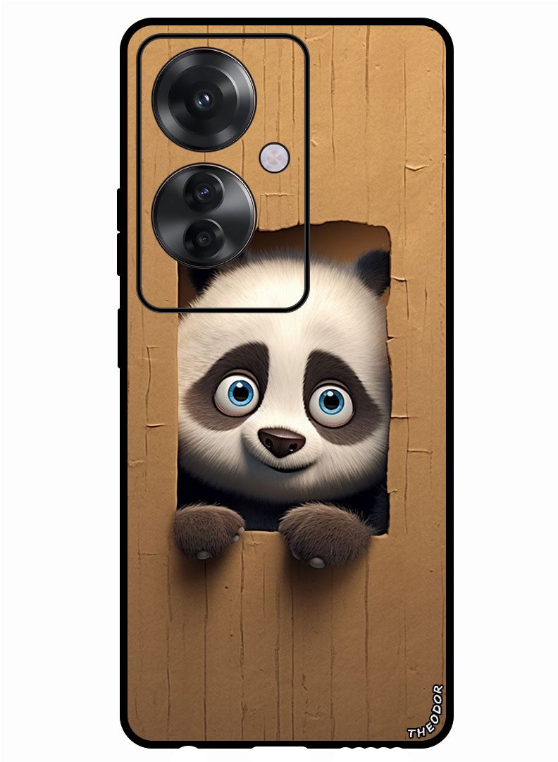 Theodor Protective Case Anti Scratch Shock Proof Bumper Cover For Oppo Reno 11F Panda 1 - Image 1