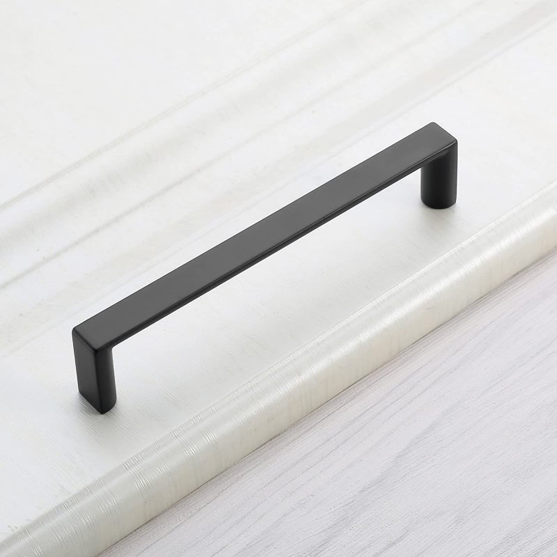 Knoklock 10 Pack 5 Inch(128Mm) Kitchen Cabinet Handles Matte Black Cabinet Pulls Kitchen Cabinet Hardware Drawer Pulls For Dresser Cupboard Wardrobe - Image 4