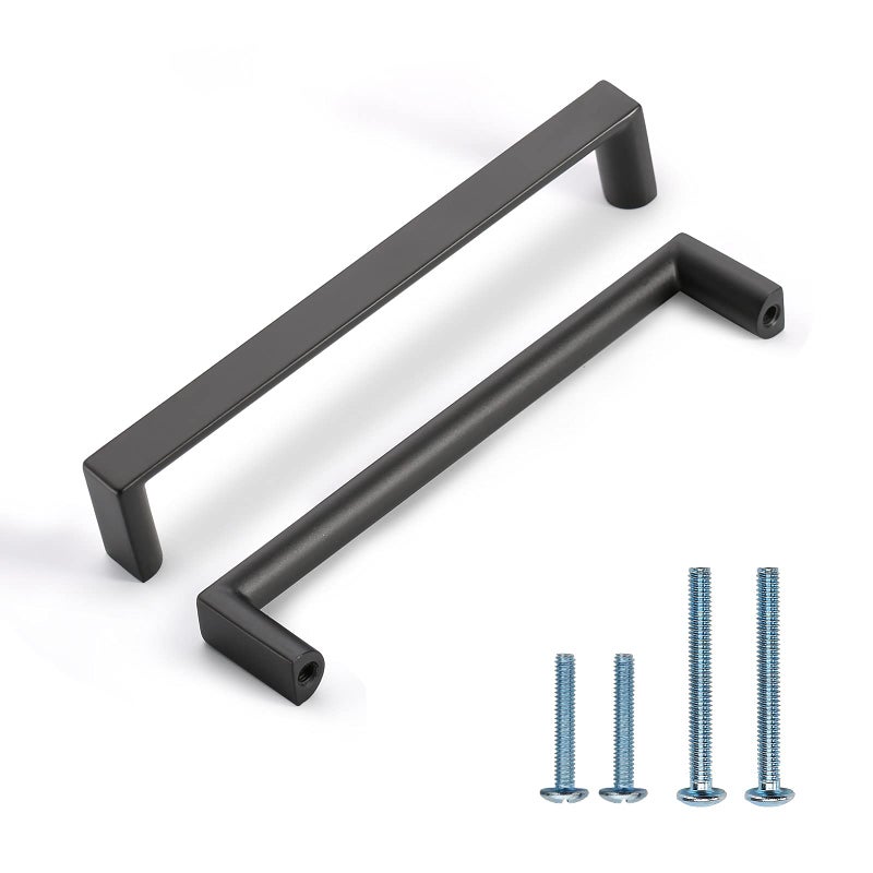 Knoklock 10 Pack 5 Inch(128Mm) Kitchen Cabinet Handles Matte Black Cabinet Pulls Kitchen Cabinet Hardware Drawer Pulls For Dresser Cupboard Wardrobe - Image 1