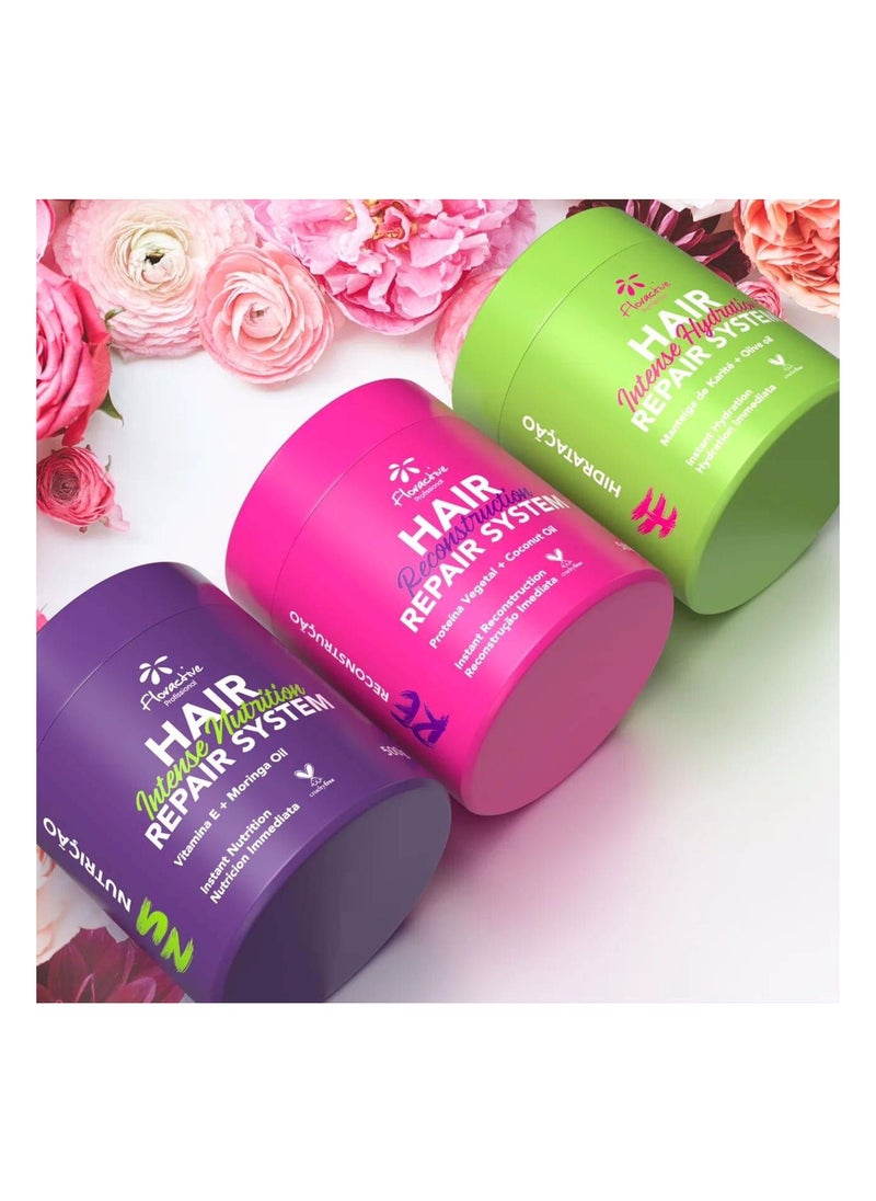 Floractive - Floractive Hair Intense Nutrition Repair Mask with Vitamin E & Moringa Oil – 500g - Image 1