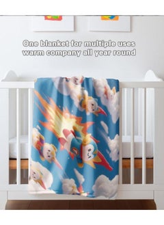 General Baby and children's cartoon flannel thin blanket (warm and comfortable, suitable for sleep, game use) 70cm*100cm - 687  - Image 4