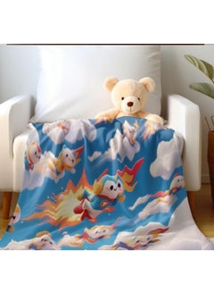 General Baby and children's cartoon flannel thin blanket (warm and comfortable, suitable for sleep, game use) 70cm*100cm - 687  - Image 3