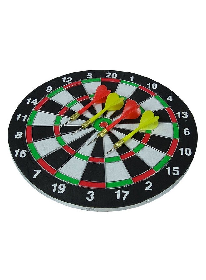 Protoner Double Sided Dart Multicolour 11.5 Inch Flocking Dart Board with 4 Dart - Image 3