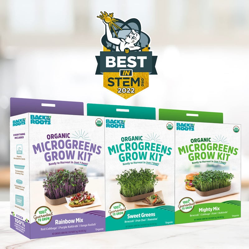 Back to the Roots Back to the Roots DIY Microgreen Grow Kit, 6-Grow Variety Pack  - Image 2