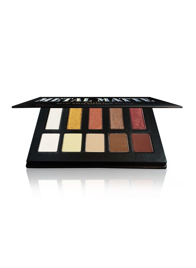 Ccolor Metal Matte 10 color Eyeshadow Palette - Image 1