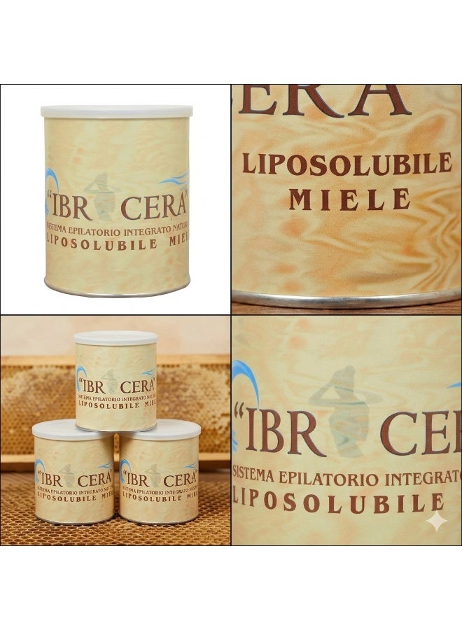 IBR Cera Sugar Hair Removal Wax, 600ml Liposoluble Miele Formula - Image 5