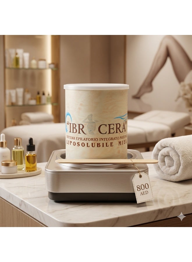IBR Cera Sugar Hair Removal Wax, 600ml Liposoluble Miele Formula - Image 4