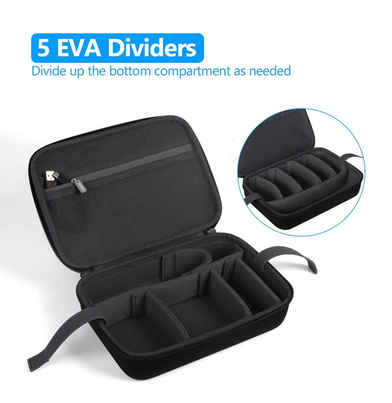 JSVER Hard Case for GoPro Cameras Carrying Case For Gopro Hero 13/12/11/10/9/8/7/AKASO EK7000/AKASO Brave 4 4K /Brave 7 LE/Brave 8/AKASO V50X /insta360 and Other Action Cameras - Image 3