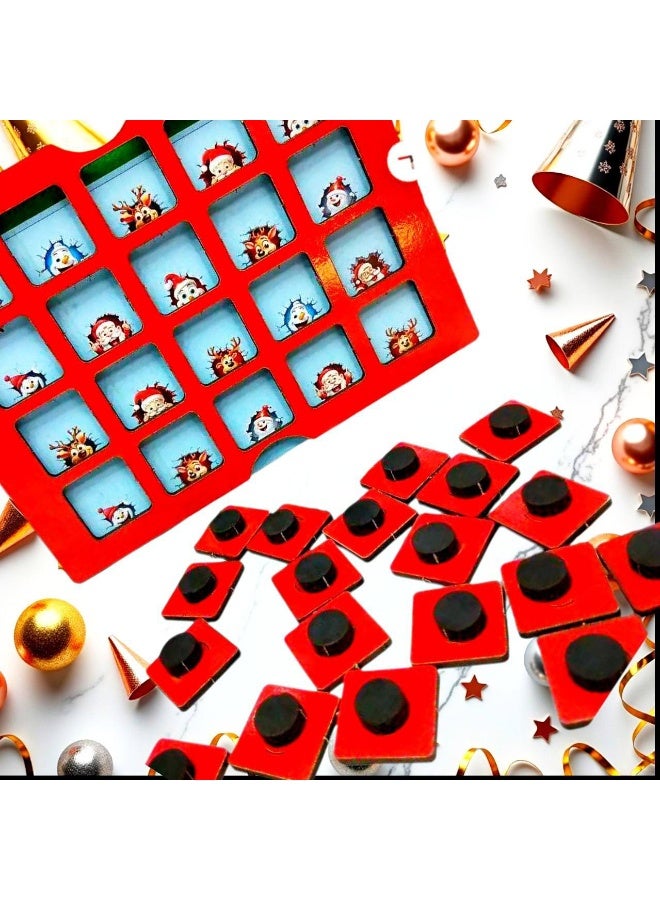 Wooden Christmas memory game suitable for ages 4 to 90. - Image 2