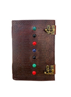 Ok Of Shadows Journal, Supernatural Notebook With Chakra Gem Stones Healing Crystals And Latch, By Azuregreen (Brown Double Lock) - pzsku/Z7286B6EBBC2549D07523Z/45/_/1735214499/08828c47-9136-4615-bc90-4ddd0de336f6