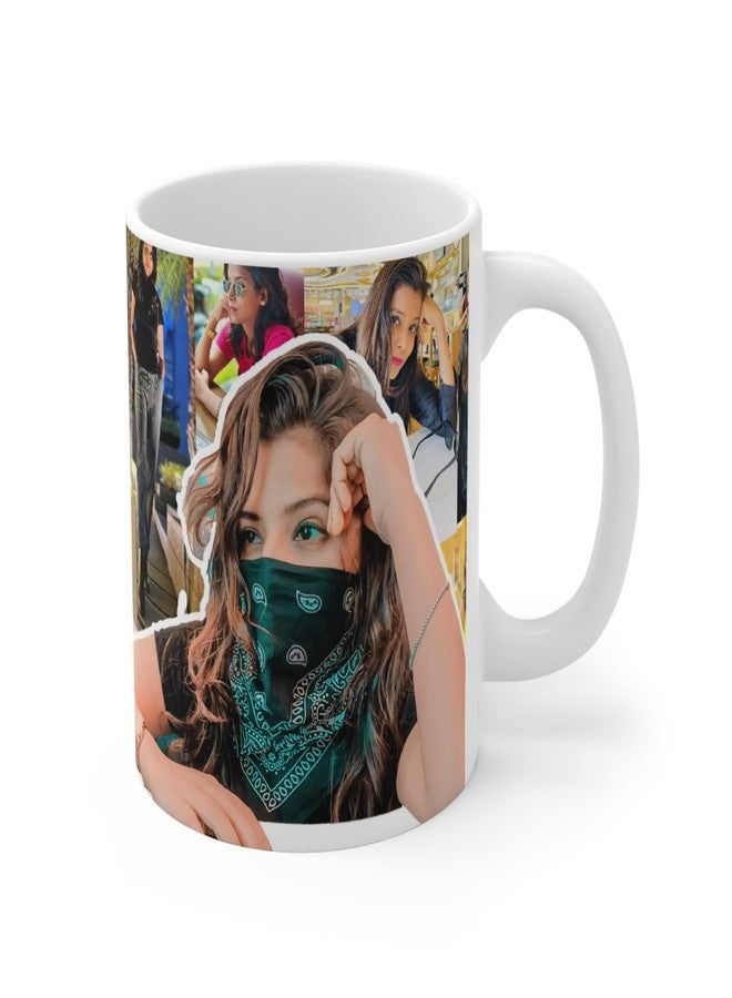 MUNIKESH CREATION Personalized Photo Coffee Mug | Custom White Ceramic Mug for Birthday Gift 325ml with Name Design - Image 3