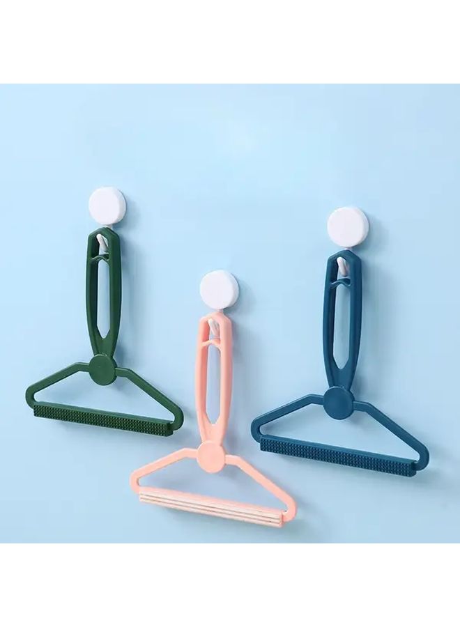 Manual Heavy Duty Lint Remover for Clothes Gentle Blue Color - Image 4