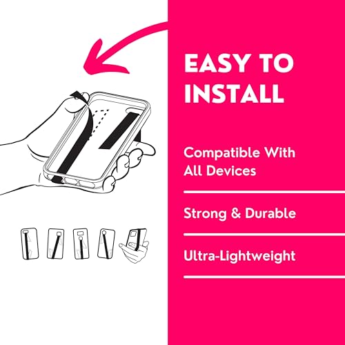 Phone Loops Silicone Elastic Phone Holder, Hand Strap, Light Slim & Discreet Grip - Image 2