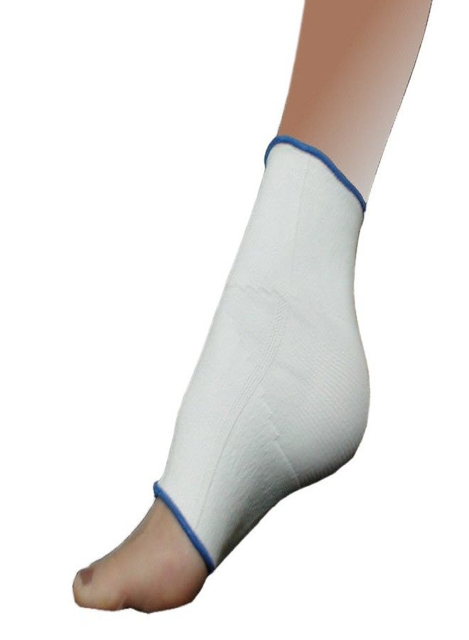 Alpha Medical Plantar Facsiitis Sleeve For Heel Foot Arch and Ankle (Medium, Beige) - Image 3