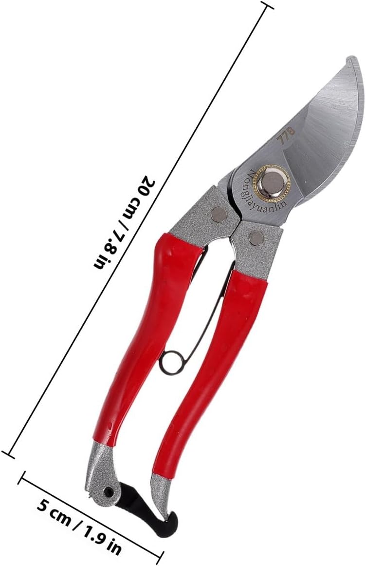 Heavy Duty Garden Shears and Pruning Shears for Tree Trimming, Manual Plant Clippers with Non-slip Handle, Multifunctional Outdoor Gardening Tool for Branch and Flower Cutting - Image 2